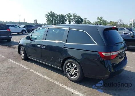 2012 Honda Odyssey Ex-L from USA, damaged, VIN 5FNRL5H63CB083921